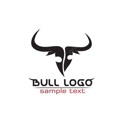 iconos de plantilla para aplicaciones con un logotipo y símbolos de un cuerno de toro vector png
