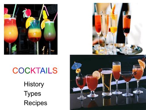 Chapter 1 History Of Cocktails 1