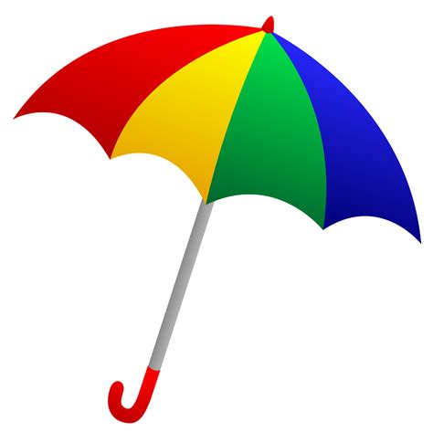 Colorful Umbrella Png Clipart Image Transparent Background