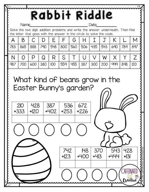 Hop Along And Have Students Practice Adding Two 3 Digit Numbers With