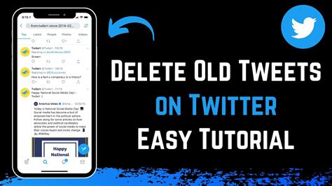 How To Delete Old Tweets On Twitter Youtube