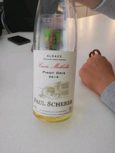 Paul Scherer Cuvée Mathilde Pinot Gris Vivino Us