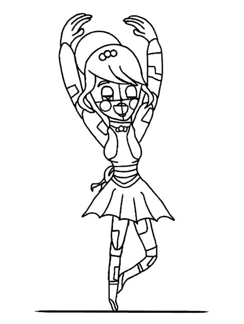 Ballora Coloring Pages Free Printable Coloring Pages For Kids