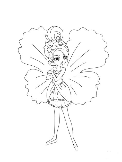 Thumbelina Coloring Page ColouringPages
