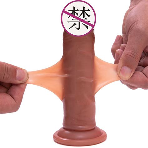 7 8in Simulation Dildo Realistic Sliding Foreskin G Spot Clitoris