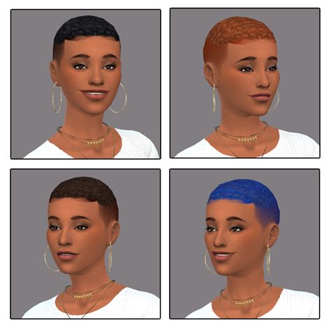 The Sims 4 Cc Short Hair Tumblr Bxeiso