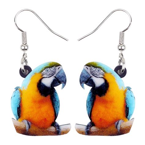 10 Best Macaw Bird Earrings For Animal Lovers Hummingbirds Plus