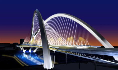 Dubai 5th Crossing Bridge Awa Lighting Designers Archinect