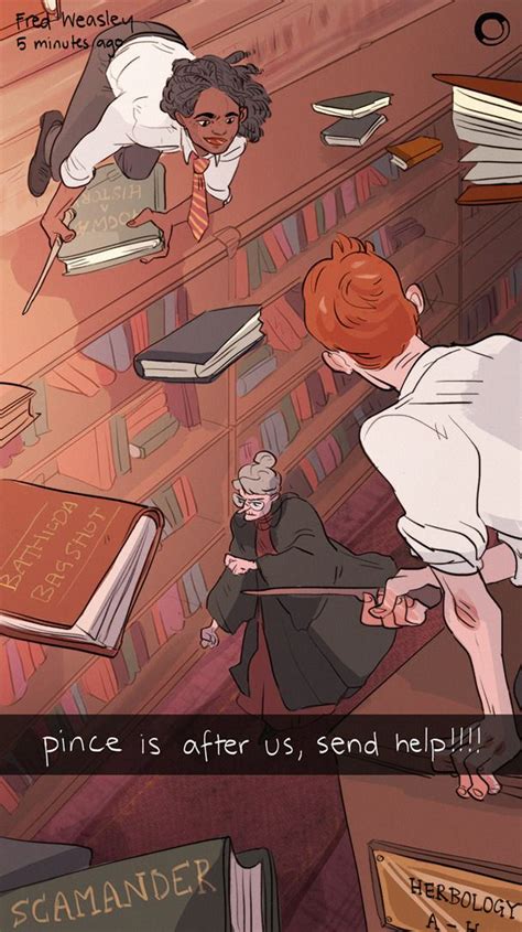 Wolfstar Library — Sparkitors Snapchat Insta And Quidditch Games Harry Potter Comics