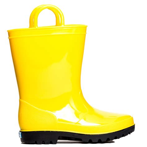 Zoogs Kids Waterproof Rain Boots For Girls Boys And Toddlers Yellow