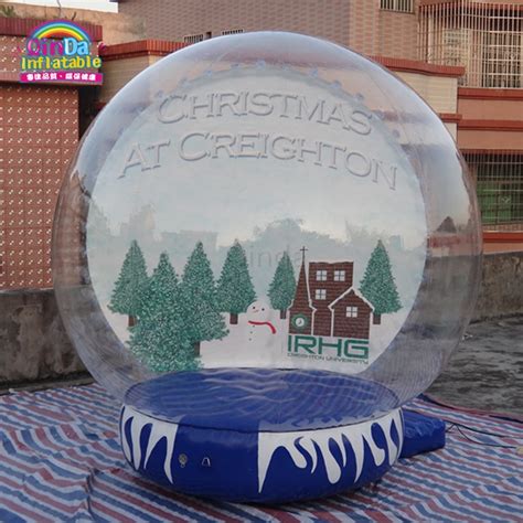 Hot Sale Life Size Snow Globe Clear Inflatable Dome For Live Show In