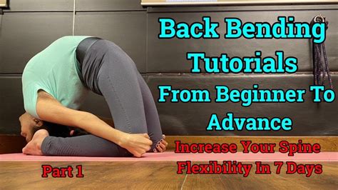 Yoga Posesstretching To Increase Backbend Flexibility Easy Steps To