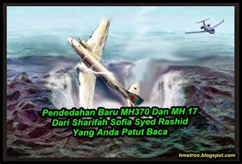 Itu saja yg mampu skrip dibaca oleh ketua pengarah dca ttg mh 370 tanpa ada sessi. Pendedahan Baru MH370 Dan MH 17 Dari Sharifah Sofia Syed ...