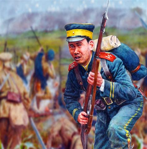 Japanese Infantry At The Siege Of Port Arthur Russo Japanese War By