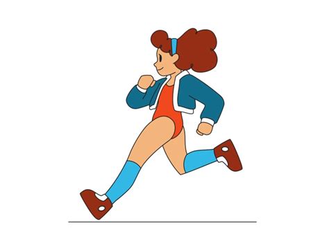 Running Girl By Animinhtion On Dribbble