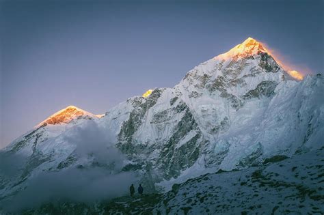 Watching Mount Everest At Sunset Photograph By Yuka Ogava Pixels