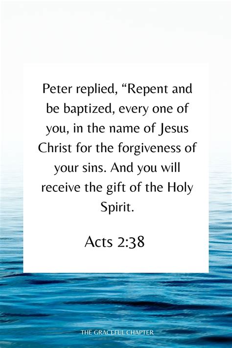 40 Bible Verses About Baptism The Graceful Chapter