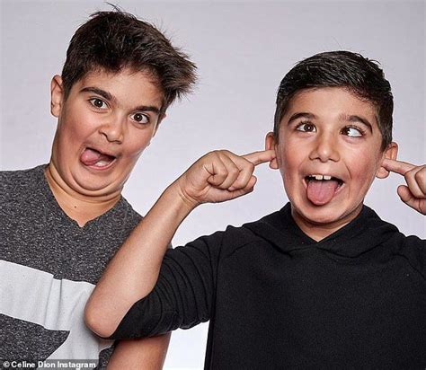 Celine Dion shares rare snap of her twin sons Nelson and Eddy | Celine