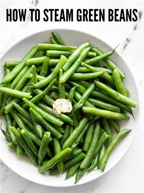 How To Steam Fresh Green Beans Healthy Side Dishes Vegetable Side