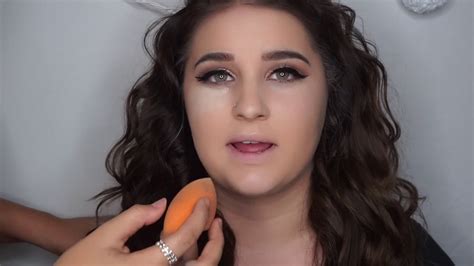 Glitter Glam Cut Crease W Bold Lip Makeup Tutorial Bloopers Youtube