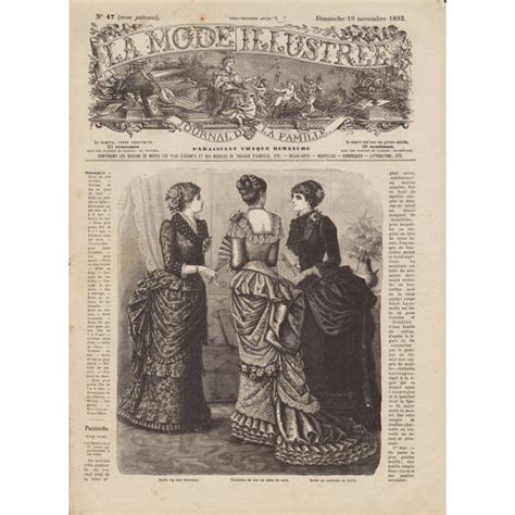 Complete Magazine La Mode Illustree 1882 N47