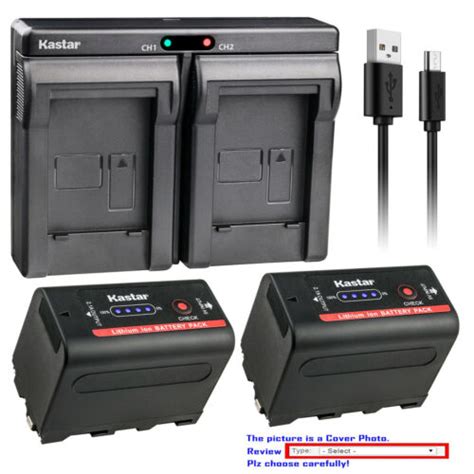kastar f780 battery dual charger for sony np f770 ccd trv85 ccd trv86 ccd trv87 ebay