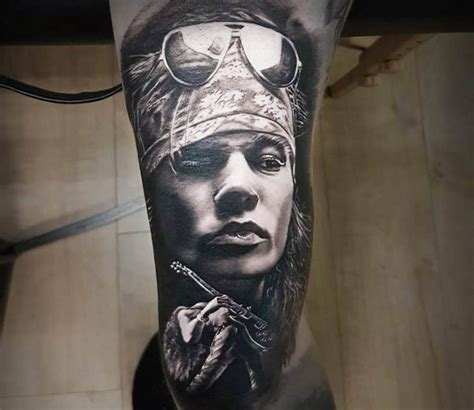 Axl Rose Tattoo By Marek Hali Post 19131