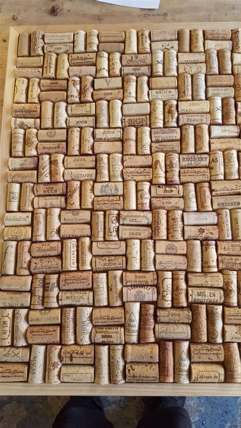 Anniversary Cork Notice Pin Board Hand Crafted By Thecorkartco