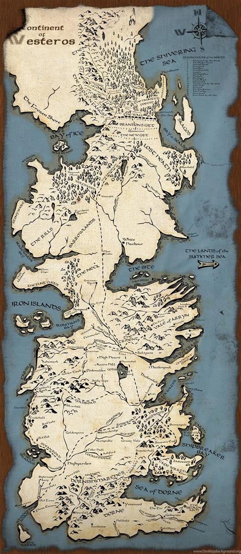 Westeros Map By Rmp135 On Deviantart Desktop Background