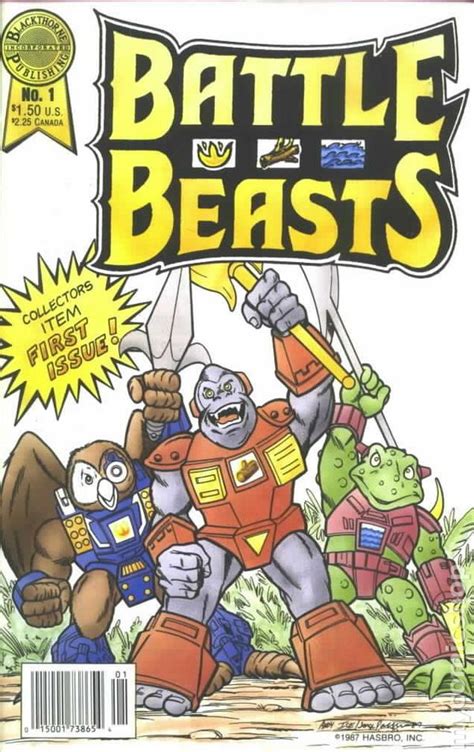 Battle Beasts 1988 Comic Books
