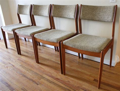 Mid Century Modern Danish Dining Chairs Set Of 4 Midcentury Modern