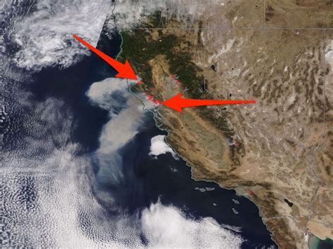 Video, 00:00:17smoke from california fire seen from space. California wildfires: Satellite photos show disaster ...