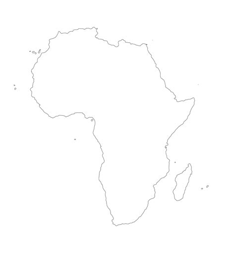 Mapa Fisico De Africa Mudo Para Imprimir En Blanco Y Negro Images