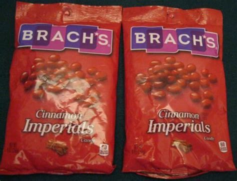 Lot Of 2 Brachs Cinnamon Imperials Candy 9 Oz Bags Best By March 2024