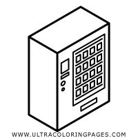 Vending Machine Coloring Page Ultra Coloring Pages