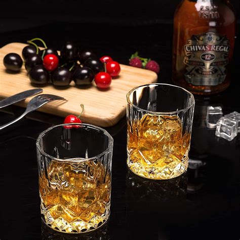 China Premium 10 Oz Crystal Rocks Whiskey Glasses Lowball Tumbler For Bourbon Manufacturers And