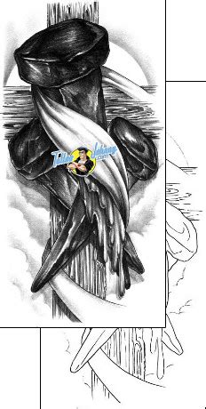 Drug and alcohol misuse services. Banner Tattoo Design HAF-00218 | TattooJohnny.com