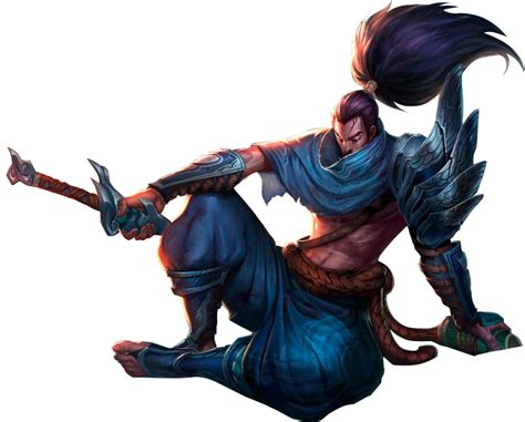League Of Legends Classic Yasuo Render By Popokupingupop90 On