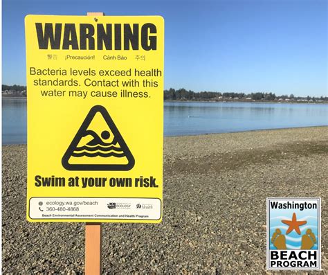 Washington Department Of Ecology Fecal Matters Water Contact Advisory Issued For Bay View