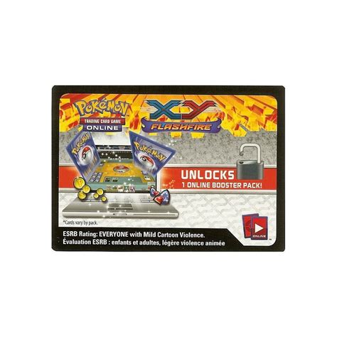 Pokemon Trading Card Game Pokemon 10 X Xy Flashfire Code Cards Unused