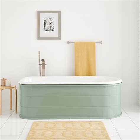 A soaking tub could either have a clawfoot or rest directly on the floor. 12 Small Bathtubs - 54-inch & 48-inch Soaker Tubs for ...