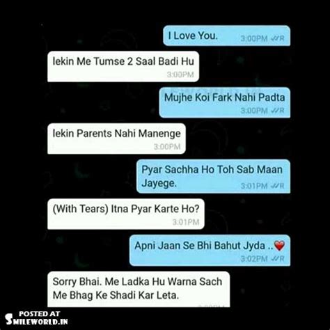 Here you will find the most funny collection of video status & awesome comedy funny movie scene video status. Screenshot Whatsapp Funny Conversation in Hindi - SmileWorld