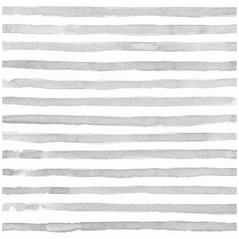 Watercolor Horizontal Stripe Wallpaper Striped Wallpaper Grey And