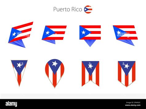 Puerto Rico National Flag Collection Eight Versions Of Puerto Rico
