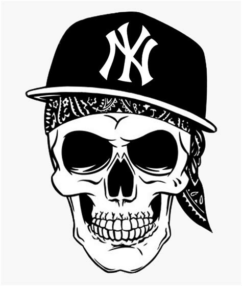 Hip Hop Skull Clipart Png Download Skull Hip Hop Vector