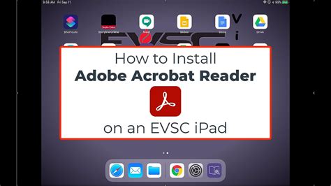 How To Install Adobe Acrobat Reader For Apple Ipad Youtube