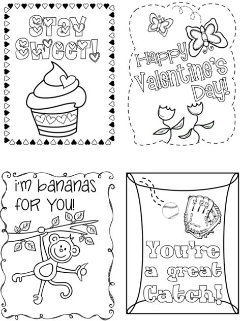 Free Printable Black And White Valentine Cards