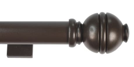 If you're not using a double rod you can skip this step. Reeded Ball Finial Kit for Eyelet curtain rods