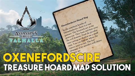 Assassins Creed Valhalla Oxenefordscire Treasure Hoard Map Solution