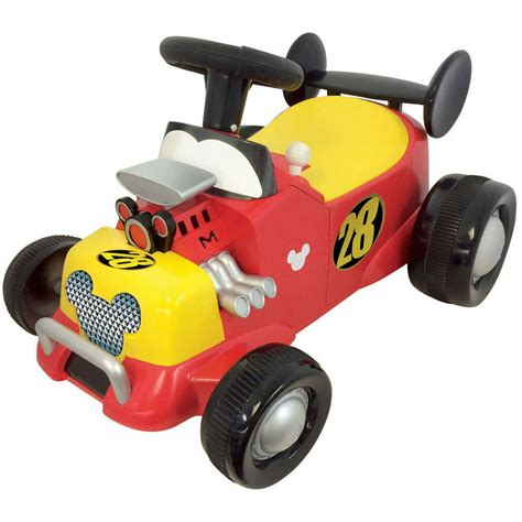 Kiddieland Disney Mickey Mouse Roadster Formula Racer Sound Activity